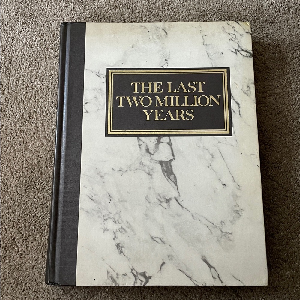 Marble-look Book 'The Last Two Million Years'